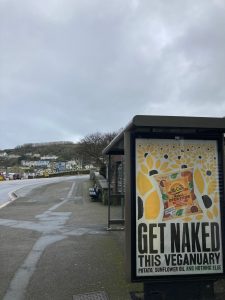 Advertising Bus Shelter Station Road outside Health Centre