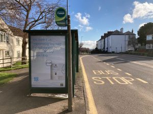 Minehead Advertising Shelter 1 Panel 3 A39 Bircham Road opposite Brook Street