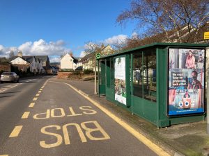 Minehead Advertising Shelter 1 Panel 4 A39 Bircham Road opposite Brook Street