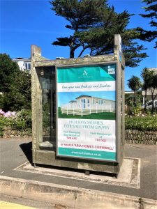 Newquay Advertising Shelter 667 Panel 1 91 Henver Road