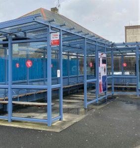 Newquay Advertising Shelter 669 Panel 1 Manor Road Newquay Bus Station (inside large shelter)