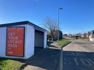 Padstow Advertising Shelter 71 Panel 3 A389 adjacent TESCO