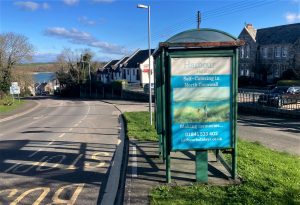 Padstow Advertising Shelter 73 Panel 4 New Street opposite School Hill