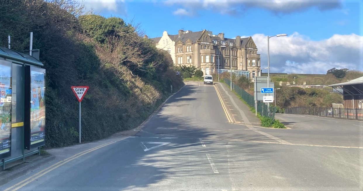 Padstow Shelter 74 Panel 2 Station Road Town Car Park opposite Town Council