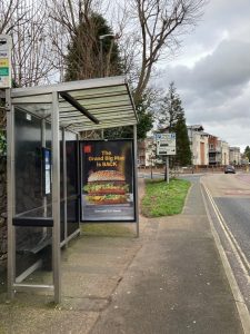 Paignton Advertising Shelter 173 Panel 3 Dartmouth Road adjacent Fisher Street