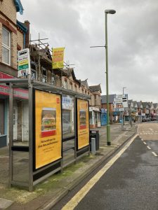 Paignton Advertising Shelter 36 Panel 1 Hyde Road outside 17 Bradleys