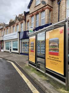 Paignton Advertising Shelter 36 Panel 2 Hyde Road outside 17 Bradleys