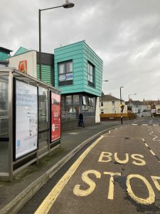 Paignton Advertising Shelter 37 Panel 1 Great Western Road adjacent Paignton Station