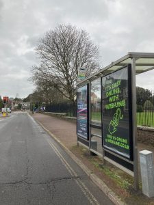 Paignton Advertising Shelter 43 Panel 2 Torquay Road opposite 89 adjacent Victoria Park