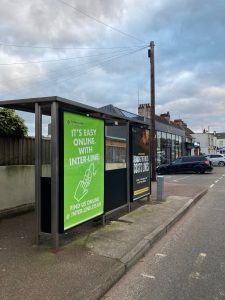 Paignton Advertising Shelter 49 Panel 1 Torquay Road opposite 185 adjacent Kings Road