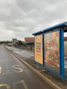 Paignton Advertising Shelter 803 Panel 2 Brixham Road outside Bookham Technologies