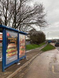 Paignton Advertising Shelter 804 Panel 1 Brixham Road adjacent KFC