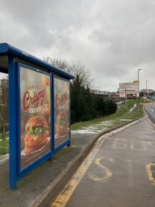 Paignton Advertising Shelter 805 Panel 1 Brixham Road opposite KFC