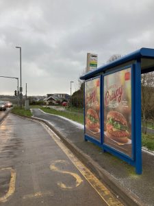 Paignton Advertising Shelter 805 Panel 2 Brixham Road opposite KFC