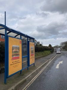 Paignton Advertising Shelter 813 Panel 1 Dartmouth Road opposite Quay West