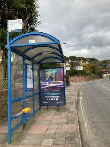 Paignton Advertising Shelter 815 Panel 3 Torquay Road opposite Christ Church