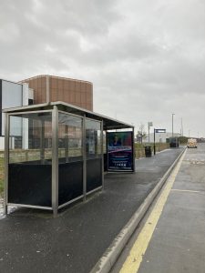 Paignton Advertising Shelter 818 Panel 3 Long Road outside South Devon College 1