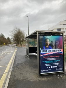 Paignton Advertising Shelter 818 Panel 4 Long Road outside South Devon College 1