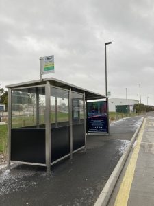 Paignton Advertising Shelter 819 Panel 3 Long Road outside South Devon College 2