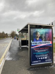 Paignton Advertising Shelter 819 Panel 4 Long Road outside South Devon College 2