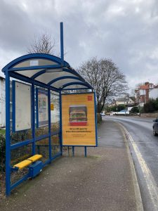 Paignton Advertising Shelter 816 Panel 3 Dartmouth Road opposite Fisher Street