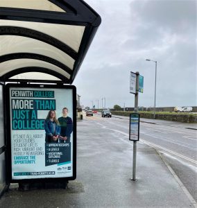 Penzance Advertising Shelter 2 Panel 3 Esplanade ouside Co-Op