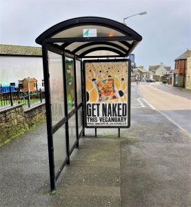 Penzance Advertising Shelter 5 Panel 3 St Clare Street top of High Street