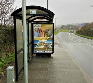 Penzance Advertising Shelter 7 Panel 3 Chy an Mor adjacent Morrisons