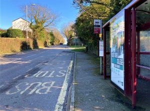 Redruth Advertising Shelter 70 Panel 1 Blowinghouse Hill adjacent South Park