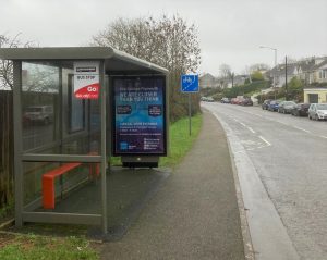 Saltash Advertising Shelter 30 Panel 3 New Road opposite Chinese