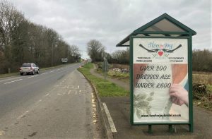 Saltash Advertising Shelter 53 Panel 4 A388 Carkeel