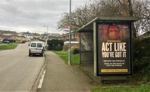 Saltash Advertising Shelter 6 Panel 4 Oaklands Drive adjacent Oaklands Green