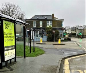 St Ives Advertising Shelter 9 Panel 2 A3074 adjacent Trencrom Lane