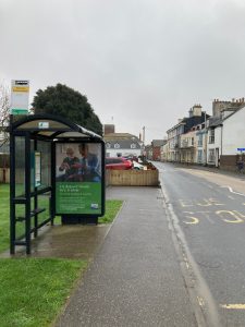 Starcross Advertising Shelter 901 Panel 3 A379 adjacent Station