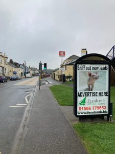 Starcross Advertising Shelter 901 Panel 4 A379 adjacent Station