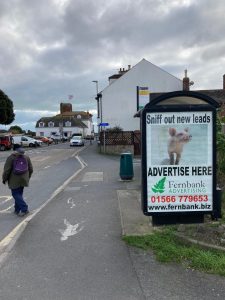 Starcross Advertising Shelter 902 Panel 4 A379 opposite Station