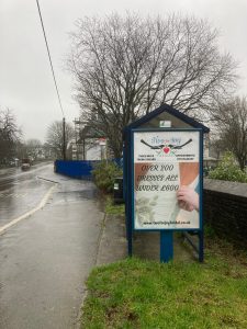 Tavistock Advertising Shelter 4 Panel 4 Plymouth Road adjacent school