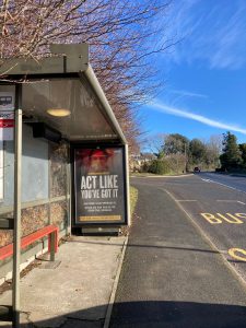 Torpoint Advertising Shelter 10 Panel 3 Trevol Road adjacent Woodland Road