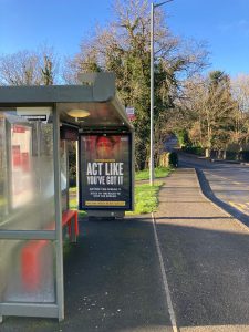 Torpoint Advertising Shelter 20 Panel 3 Trevol Road adjacent Hawthorn Avenue