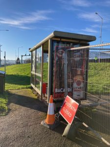 Torpoint Advertising Shelter 7 Panel 4 Tamar Street opposite Ferry Ramp