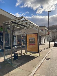 Torquay Advertising Shelter 17 Panel 3 Market Street opposite Torquay Market