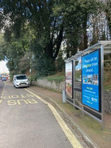 Torquay Advertising Shelter 21 Panel 2 Newton Road opposite Shiphay Lane