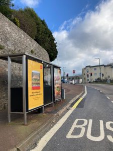 Torquay Advertising Shelter 22 Panel 1 Newton Road adjacent Barton Road