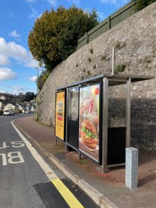 Torquay Advertising Shelter 22 Panel 2 Newton Road adjacent Barton Road