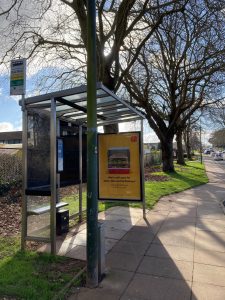 Torquay Advertising Shelter 25 Panel 3 Barton Hill opposite Southway Avenue