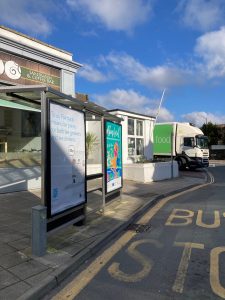 Torquay Advertising Shelter 30 Panel 1 St Marychurch Road adjacent General Accident adjacent Sainsbury's Local