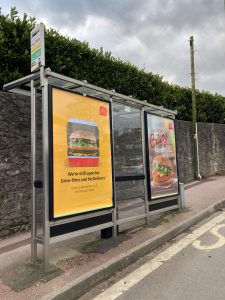 Torquay Advertising Shelter 32 Panel 1 Torbay Road adjacent Headland Road