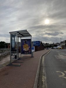 Torquay Advertising Shelter 50 Panel 3 Torquay Road adjacent Livermead Hotel