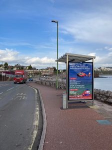 Torquay Advertising Shelter 50 Panel 4 Torquay Road adjacent Livermead Hotel