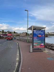 Torquay Advertising Shelter 50 Panel 4 Torquay Road adjacent Livermead Hotel